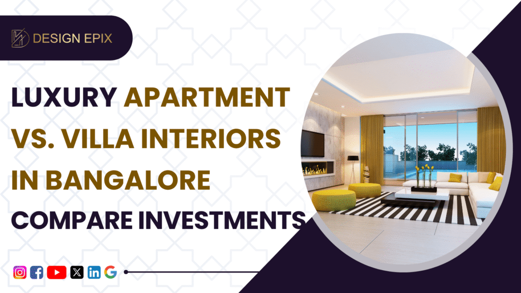 Apartment vs. Villa Interiors : Designing Spaces with Purpose